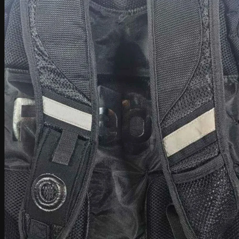 REEBOK Black/Gray Backpack / Bookbag